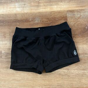 Free People Movement black stretch mini shorts - M/L